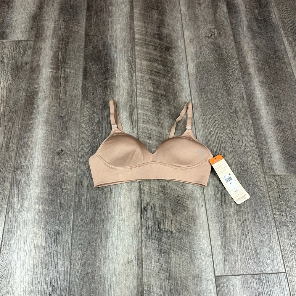 34B Warners‎ Tan Wireless Nursing Bra